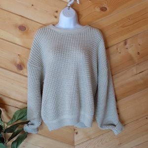 Chunky knit sweater
